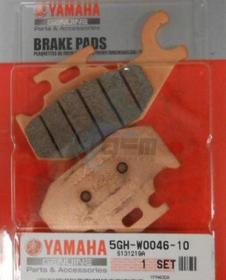 Product image: Yamaha - 5GHW00461000 - BRAKE PAD KIT 2  0