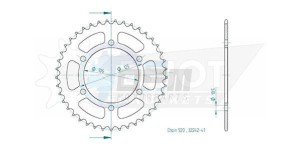 Product image: Esjot - 50-32242-41 - Chainwheel Steel Triumph - 520 - 41 Teeth- Made in Germany 