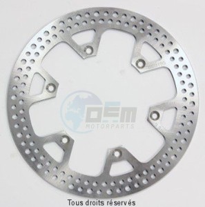 Product image: Sifam - DIS1216W - Brake Disc Mbk Ø155x66x41  Mounting holes 3xØ10,5 Disk Thickness 3,5 