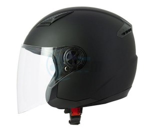 Product image: Osone - JEOS1F1003 - Jet Helmet S200 BROOKLYN - Black Mat - Size M 