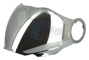 Product image: S-Line - ECRANJUR1 - Visor External Helmet Jet S749 TWISTER - Iridium Silver 