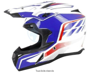 Product image: S-Line - COR1G1501 - Cross Helmet S820 White Blue XS    