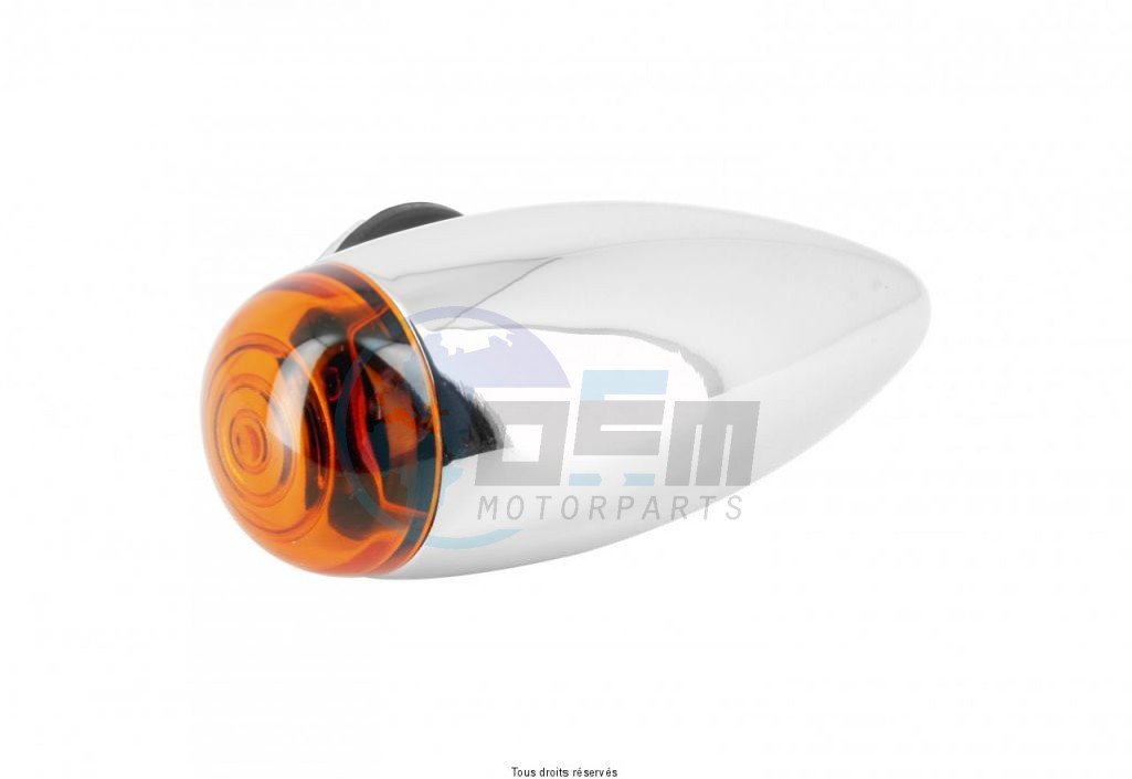 Product image: Sifam - CLI7043 - Mini Indicator Approved C.E Bullet Chrome-Sold per piece  Light bulb : OL7550  0