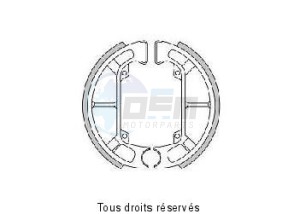 Product image: Sifam - KB901 - Brake Shoes Ø 100 X L 20mm   