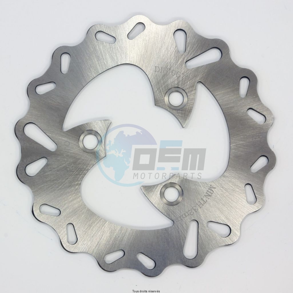 Product image: Sifam - DIS1067W - Brake Disc Yamaha Ø190x79,5x58,2  Mounting holes 3xØ10,5 Disk Thickness 4  0