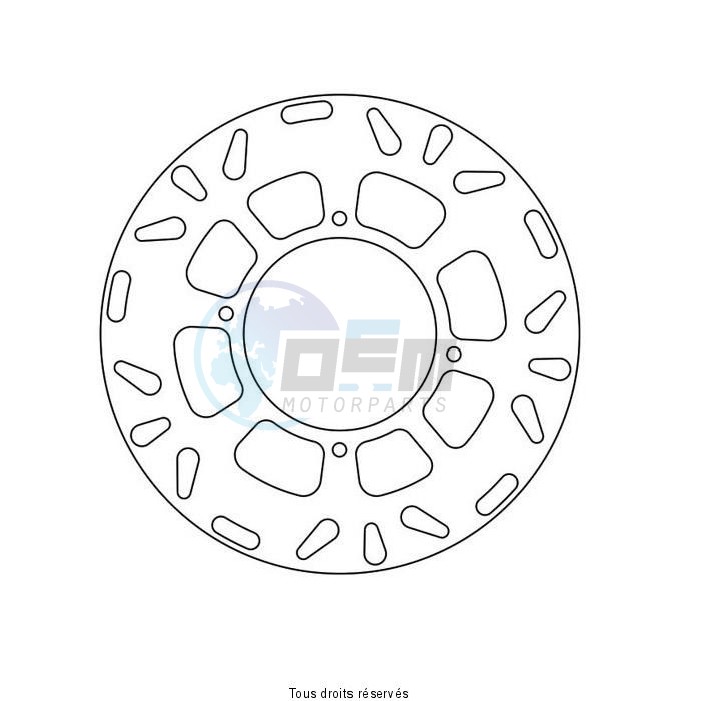 Product image: Sifam - DIS1234 - Brake Disc Honda  Ø215x106x88  Mounting holes 4xØ10,5 Disk Thickness 3  0