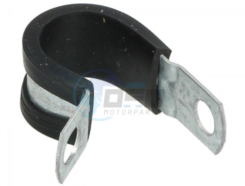 Product image: Piaggio - 675510 - PIPE RETAINING CLIP WITH RUBBER SLEEVE  0