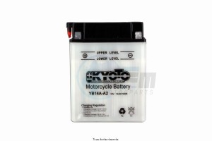 Product image: Kyoto - 712145 - Battery Yb14a-a2 L 135mm  W 91mm  H 176mm 12v 14ah Acid 0,87l 