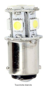 Product image: Sifam - PLA7047 - Pair S25 - 8 Leds BA15D 5050 SMD BLISTER with 2 Light bulbs 