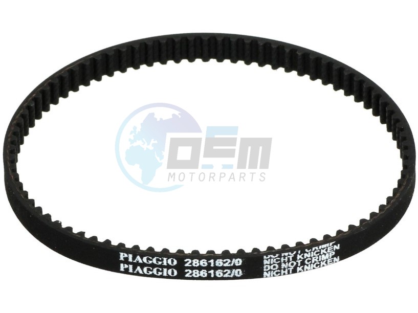 Product image: Piaggio - 286162 - TOOTHED BELT  0