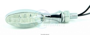 Product image: Sifam - CLI7000 - Mini indicator pair LED C.E Ultra Fin Steel Chrome Approved C.E 