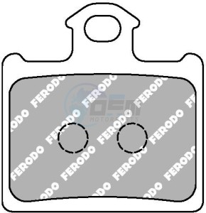 Product image: Ferodo - FDB2257SG - Brakepad Sinter metal Grip Off Road 
