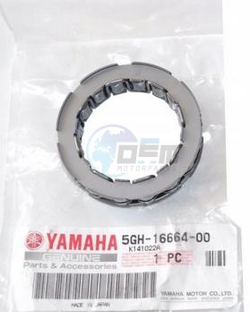 Product image: Yamaha - 5GH166640000 - BEARING, ONE WAY  0