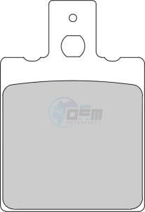 Product image: Ferodo - FDB207P - Brakepad Organic Platinum suitable for road use/Off Road 