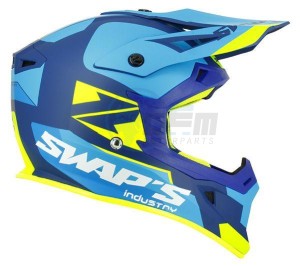 Product image: Swaps - CSW3G4105 - Helmet Cross BLUR S818 - Blue/Red Fluo Mat - Size XL 