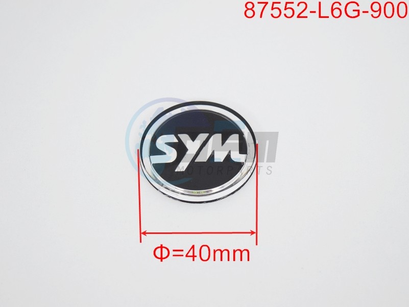 Product image: Sym - 87552-L6G-900 - SYM LOGO(40 PC)  0
