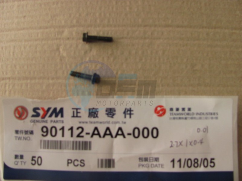 Product image: Sym - 90112-A1A-000 - BOUT 5X30  1