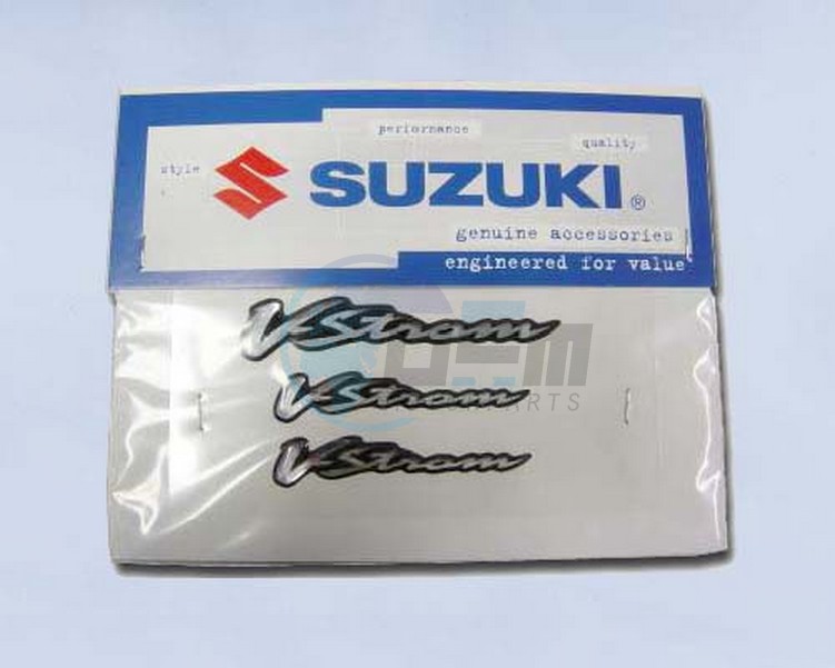 Product image: Suzuki - 990D0-SET02-PAD - DECAL ASSY V-STROM LOGO  0