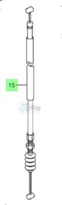 Product image: Suzuki - 58200-31F01 - Cable Assy,clutch  0