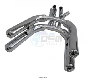 Product image: Marving - 01H2108 - Silencer  MARVI VF 750 MAGNA Not Approved for 1 pair Chrome  