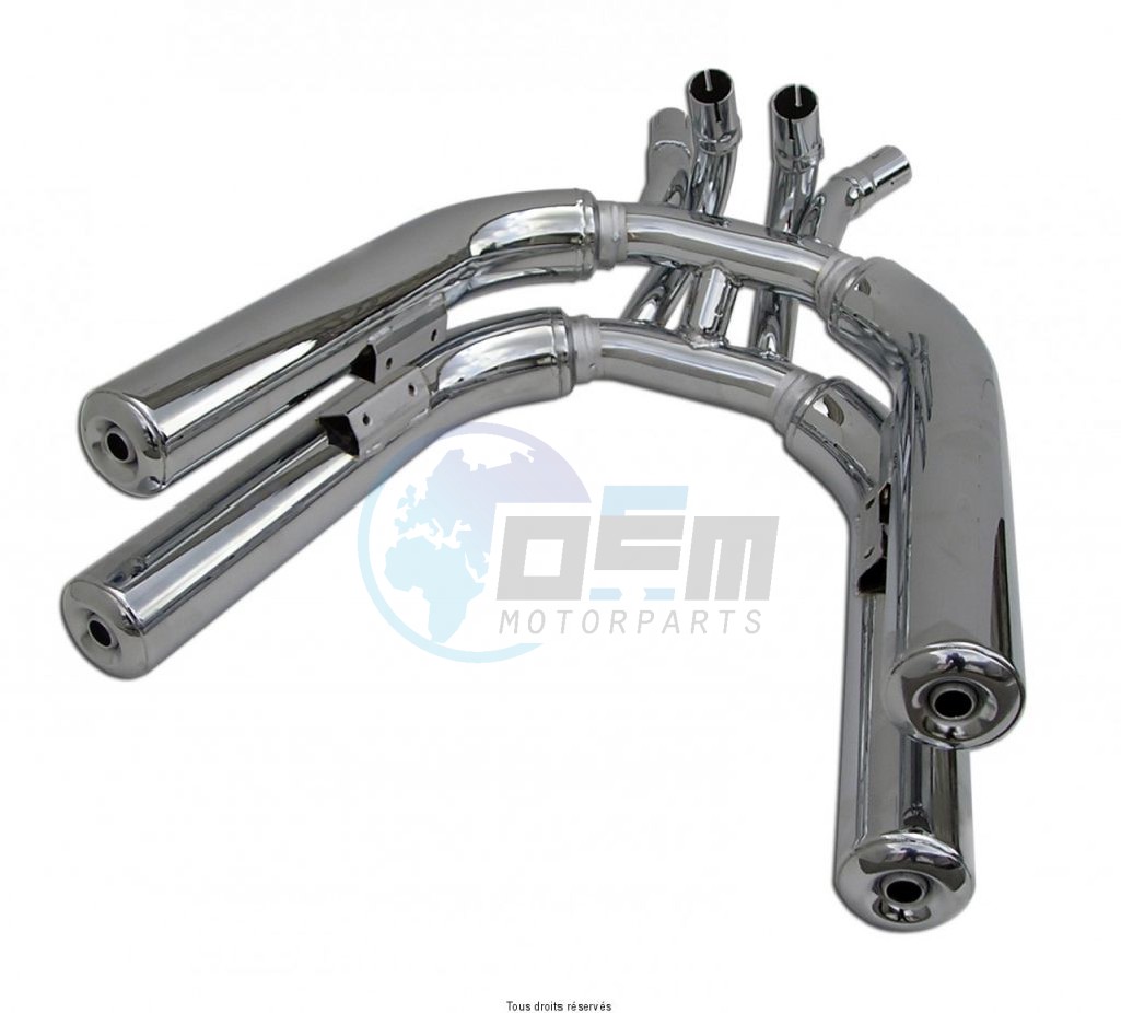 Product image: Marving - 01H2108 - Silencer  MARVI VF 750 MAGNA Not Approved for 1 pair Chrome   0