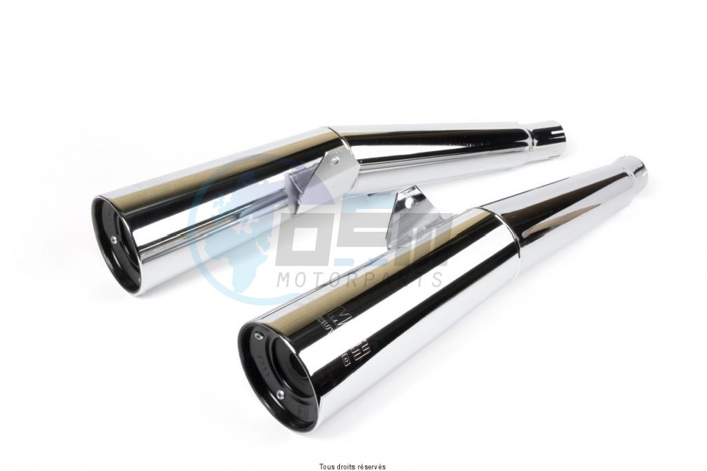Product image: Marving - 01H2135 - Silencer  MASTER CB 750 SEVEN FIFTY Approved - Sold as 1 pair Chrome   0