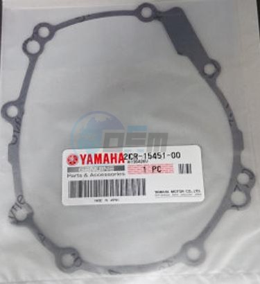 Product image: Yamaha - 2CR154510000 - GASKET, CRANKCASE COVER 1  0