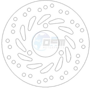 Product image: Ferodo - FMD0097R - Brake disc fixed YAMAHA - with homologation TUV 