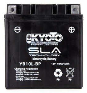Product image: Kyoto - 512105 - Battery  YB10L-BP SLA-AGM - Without Acid. Ready to Use 