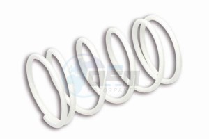 Product image: Malossi - 2912658W0 - Pressure spring for Vario - White Ø ext.57, 5x5, 5mm - Section 4mm Tarage 4, 2kg 
