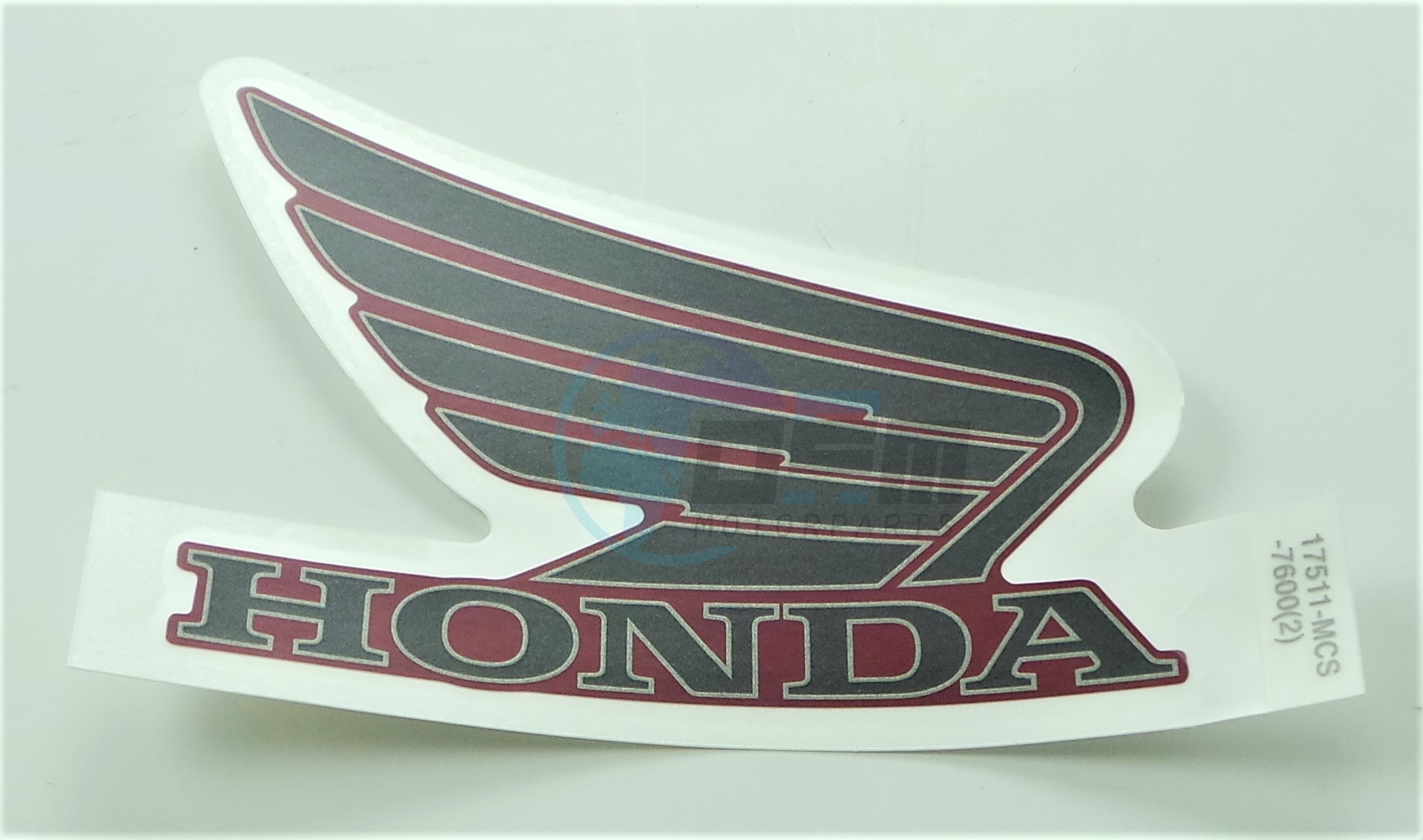 Product image: Honda - 17511-MCS-760ZB - .MERKTEKEN, R. BENZINETANK  0