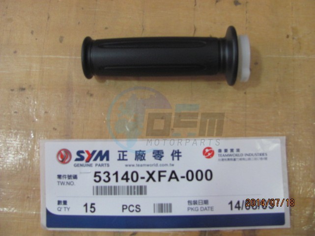 Product image: Sym - 53140-XFA-000 - HANDVAT *R* FIDDLE 3  0