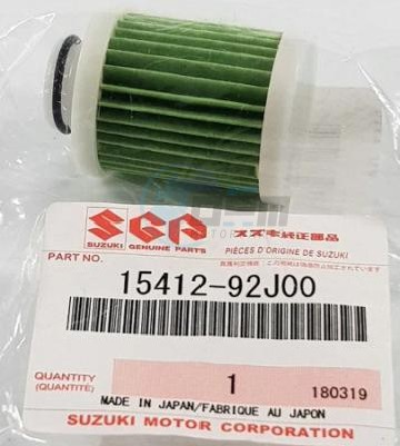 Product image: Suzuki - 15412-92J00 - Fuel Filter  DF 100A/DF 100B/DF 115AT/AZ/DF140AT/AZ/DF150AP/175AP/DF200AP/AT  0
