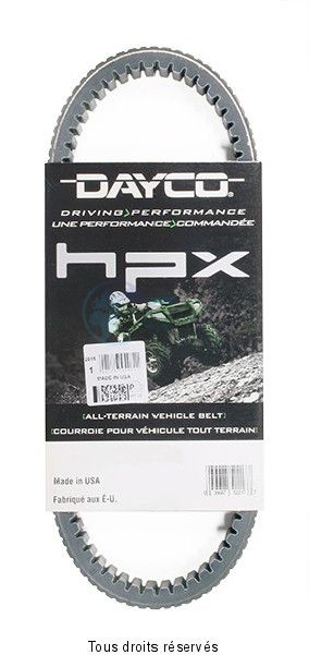 Product image: Dayco - COU72234HPX - Transmission Belt HPX DAYCO Quad 942 X 36 Couple Extreme  0