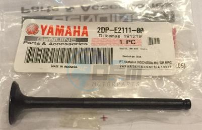 Product image: Yamaha - 2DPE21110000 - VALVE, INTAKE  0