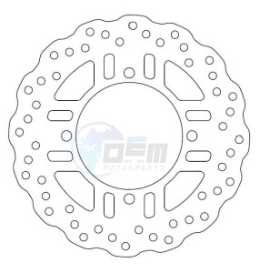 Product image: Ferodo - FMD0466R - Brake Disc Kawasaki Ø250x130x1.5 Mounting holes5xØ.5 Ep6 