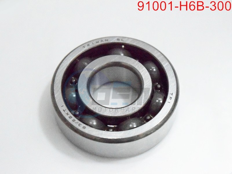 Product image: Sym - 91001-H6B-300 - RADIAL BALL BRG.63/22  0