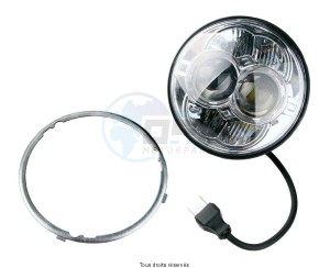 Product image: Sifam - PLA7010 - Bulb Rond 8 LED 30/48W 2800/4450 Lum Dim: Ø 114 x 91,6 mm 