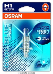 Product image: Osram - OP64150CBI-01B - Lamp H1 Cool Blue Intense - 12v 55w P14.5s -  Bister 1 Light bulb 