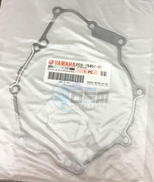 Product image: Yamaha - 2C0154510100 - GASKET, CRANKCASE  0