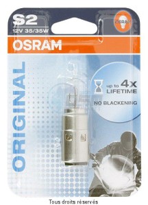 Product image: Osram - OL64327-01B - Bulb S2 Halogen-12v 35/35w BA20D Blister 1 Light bulb 