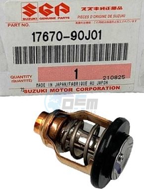 Product image: Suzuki - 17670-90J01 - THERMOSTAT,WATER(60°C)  0