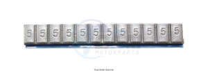 Product image: Kyoto - KP409 - BalanLight Light bulb weight 60G moto Package of 10 pieces  Long.95mm Larg.12mm Ep.5mm 