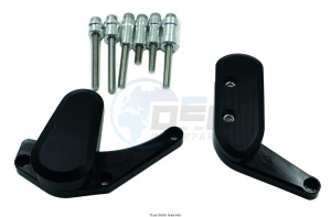 Product image: Sifam - PRC15N - Carter Protector Kit Blacks GSX-R 1000 09-15 Left and Right 