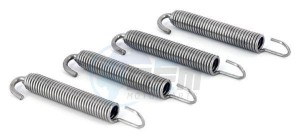 Product image: Giannelli - D31-31-190 - Exhaust spring - Length 90 mm 