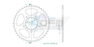 Product image: Esjot - 50-29044-44 - Chainwheel Esjot Benelli Vendue sous Blister 