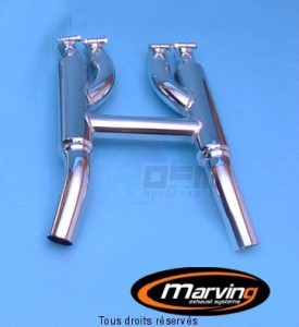 Product image: Marving - 01Y2143 - Link Pipe XJ 650 Not Approved Chrome  