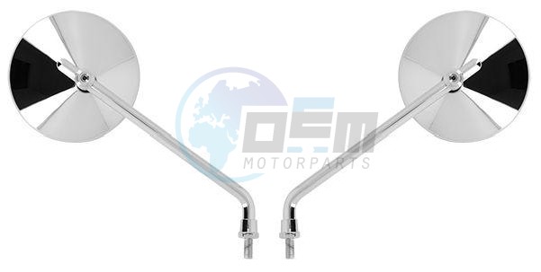 Product image: Sifam - MIR9165 - Mirror pair Universal -  M8 + 2 caps - Chrome  0