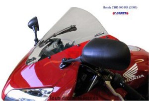 Product image: Fabbri - BULHR043C - Windscreen Solo Pista Honda Clear Cbr600 2003 Racing 