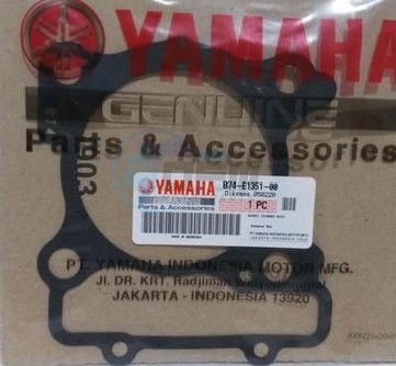 Product image: Yamaha - B74E13510000 - GASKET, CYLINDER  0